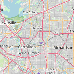 Service area map tile