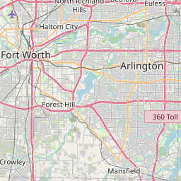 Service area map tile